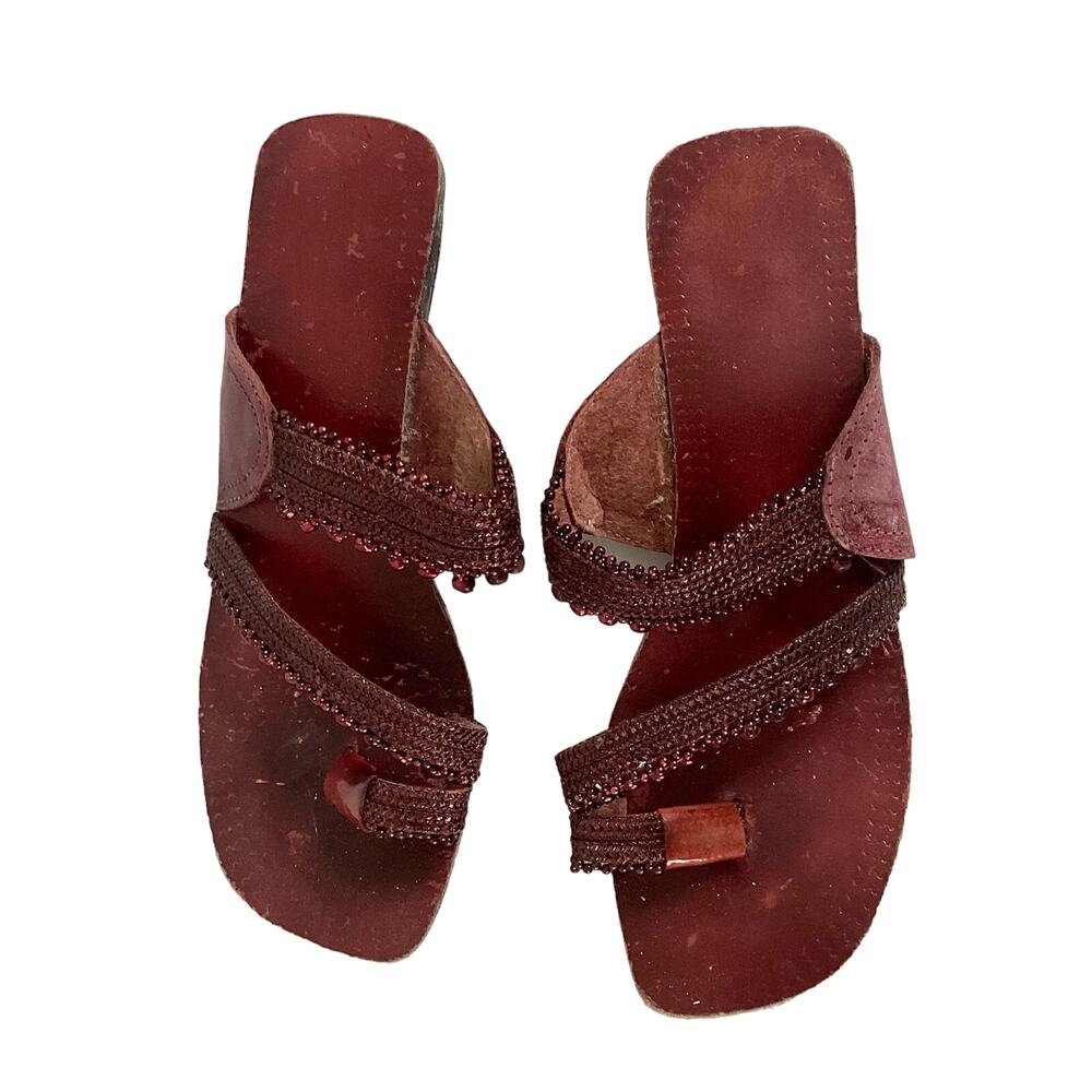 Leather Sandals with Bells